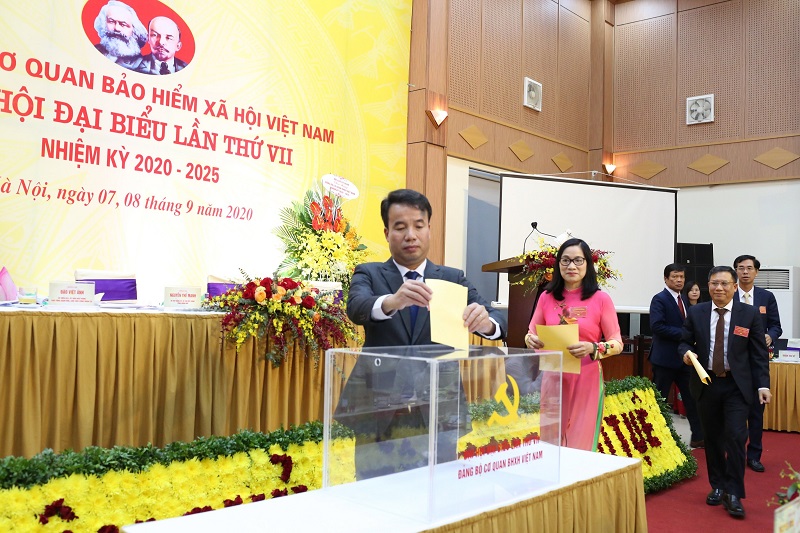 Đảng bộ cơ quan BHXH Việt Nam tổ chức thành công Đại hội đại biểu lần thứ VII nhiệm kỳ 2020-2025