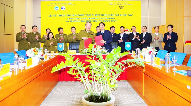 Hợp tác đào tạo Đại học lực lượng Quản lý thị trường