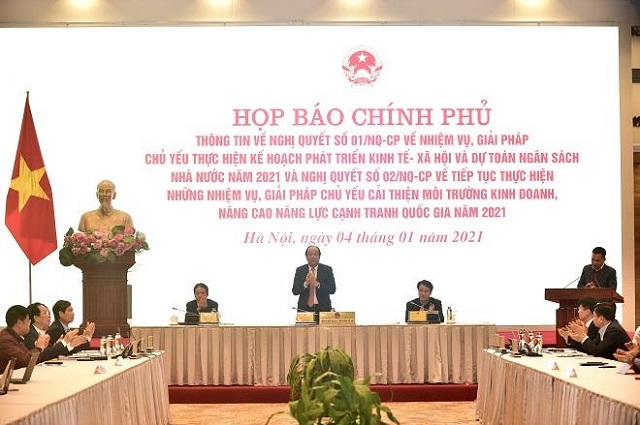 Năm 2021, Chính phủ đặt mục tiêu tăng trưởng GDP đạt 6,5%