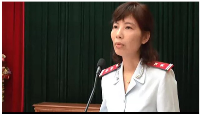 Bà Nguyễn Thị Kim Anh (nguyên Phó Trưởng phòng Phòng chống tham nhũng thanh tra Bộ Xây dựng)
