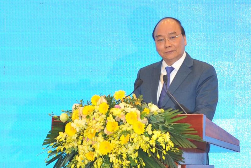 Thủ tướng Chính phủ Nguyễn Xuân Phúc phát biểu kết luận Hội nghị tổng kết năm 2020 và triển khai kế hoạch năm 2021 của ngành Công Thương