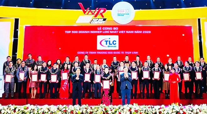 Công ty TNHH Thương mại quốc tế Thủy Linh: Vinh dự được vinh danh trong bảng xếp hạng thường niên VNR