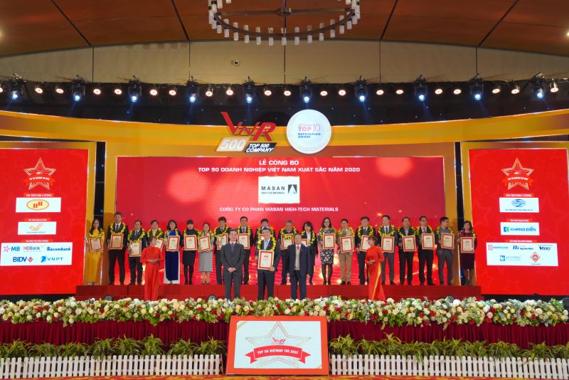 Masan High-Tech Materials được vinh danh Top 50 Doanh nghiệp Việt Nam xuất sắc năm 2020