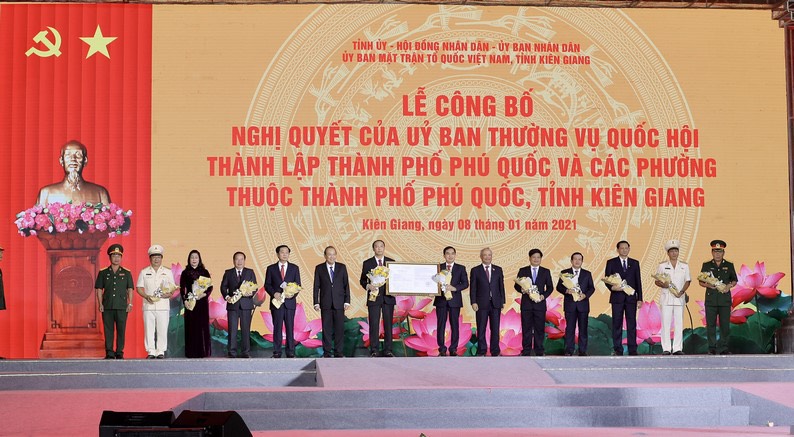 Công bố thành lập thành phố Phú Quốc