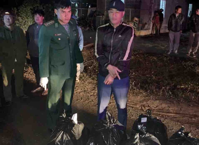 Lực lượng chức năng thu giữ 112 kg pháo lậu. Ảnh: Công an tỉnh Quảng Trị.