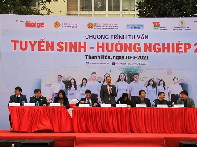 Thanh Hóa: Hơn 3.000 học sinh tham gia Chương trình Tư vấn tuyển sinh – hướng nghiệp 2021