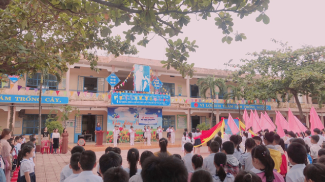 Học sinh Trường Tiểu học Trưng Nữ Vương, Quận Liên Chiểu, TP. Đà Nẵng