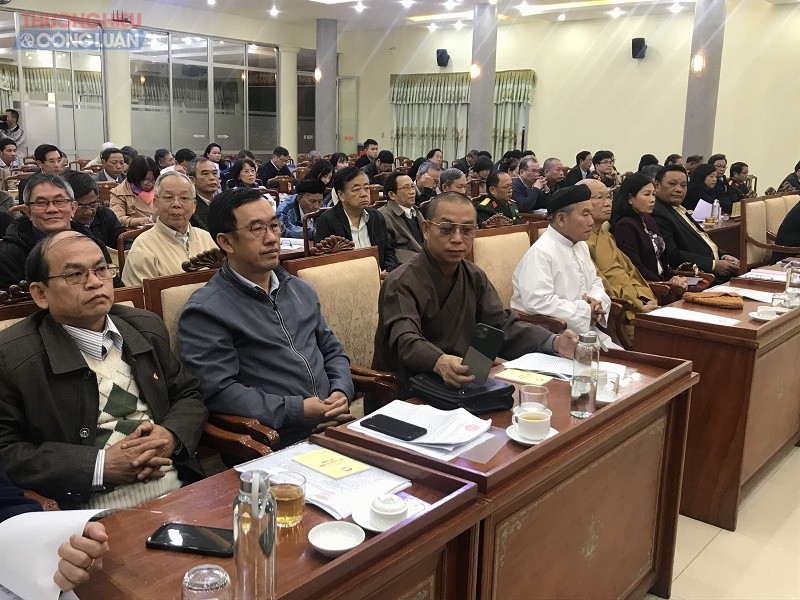 To&agrave;n cảnh hội nghị UBMTTQVN tỉnh lần thứ 5, kho&aacute; XI