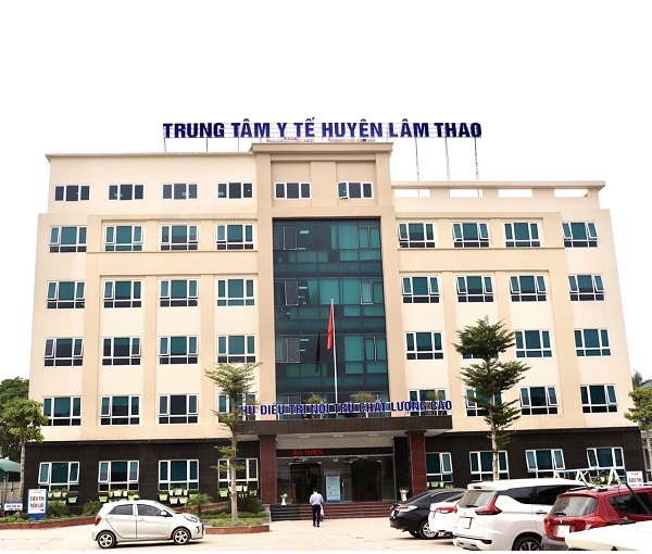 Quang cảnh trung tâm y tế huyện lâm thao