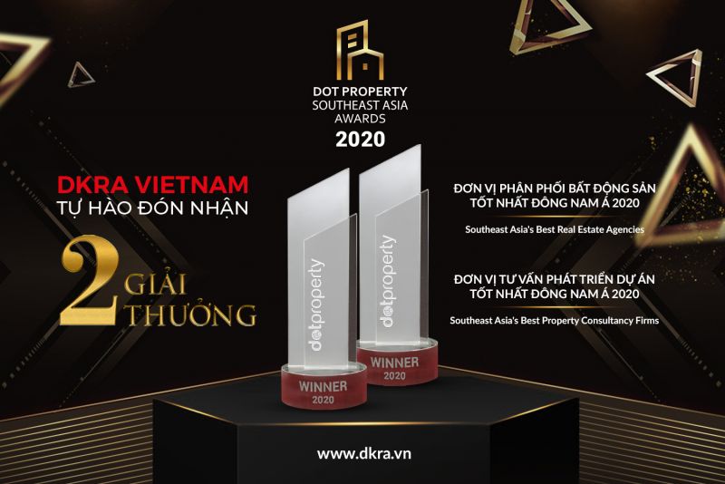 DKRA Vietnam vinh dự đón nhận hai giải thưởng quốc tế danh giá trong lĩnh vực dịch vụ Bất động sản