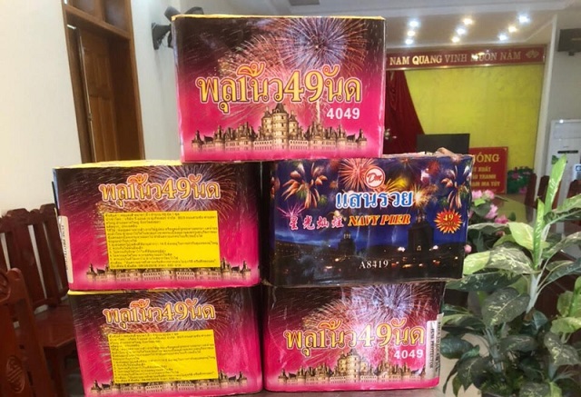 Thanh Hóá: Bắt giữ gần 8 kg pháo nổ vận chuyển trái phép