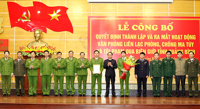 Thành lập Văn phòng liên lạc phòng, chống ma túy qua biên giới tại Quảng Bình