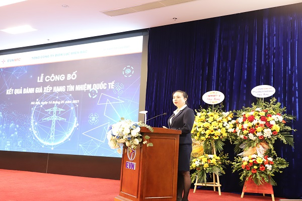 Tổng Giám đốc Đỗ Nguyệt Ánh phát biểu tại Lễ công bố