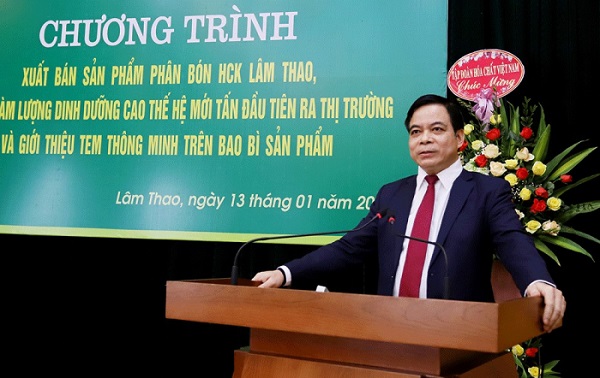 Phó chủ tịch UBND tỉnh Nguyễn Thanh Hải phát biểu tại chương trình.