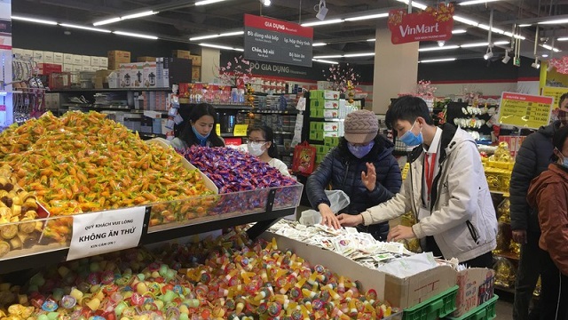 Thị trường bánh kẹo đang trở nên sôi động tại nhiều hệ thống siêu thị