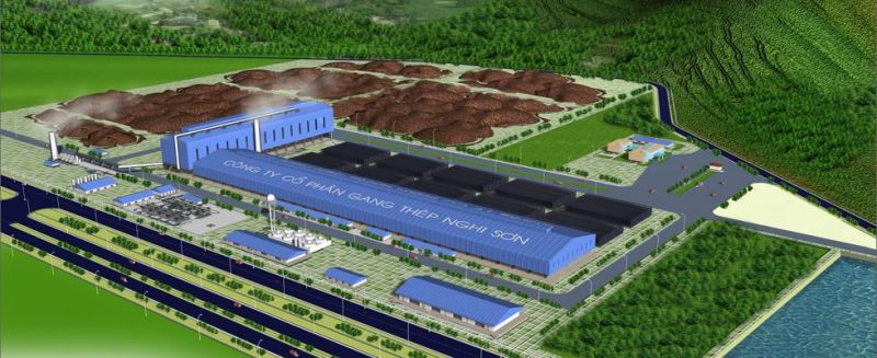 Nhà máy luyện cán thép Nghi Sơn: Phấn đấu thành 1 trong 3 Tổ hợp Khu Liên hợp Gang thép lớn nhất cả nước