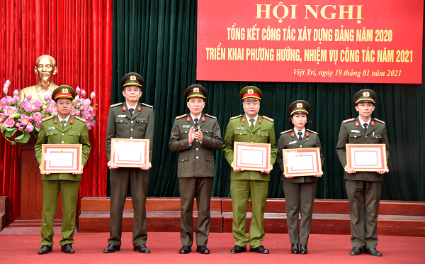 Công an tỉnh Phú Thọ triển khai nhiệm vụ công tác xây dựng Đảng năm 2021