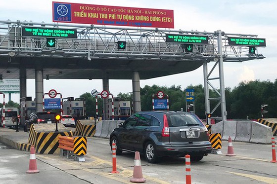 Thu phí tự động không dừng trên cao tốc Hà Nội - Hải Phòng từ 11/8/2020