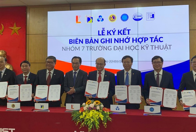 7 trường đại học kỹ thuật ký kết hợp tác toàn diện