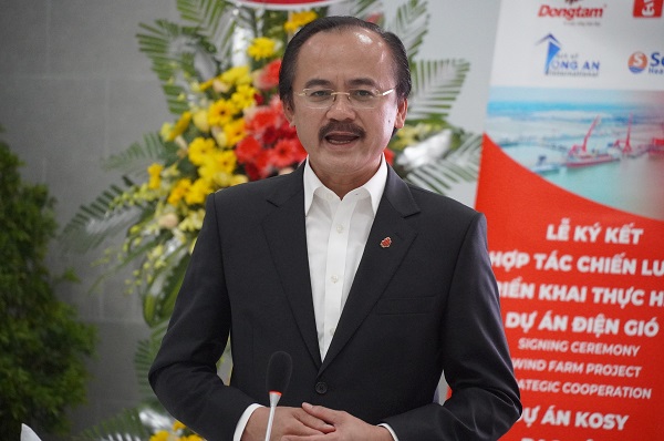 Ông Võ Quốc Thắng, Chủ tịch HĐQT Đồng Tâm Group, chủ đầu tư Cảng Quốc tế Long An