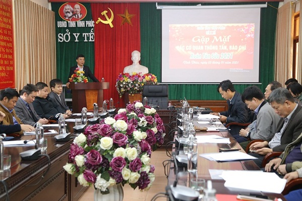 Sở Y tế Vĩnh Phúc gặp mặt các cơ quan thông tấn, báo chí nhân dịp Xuân Tân Sửu 2021