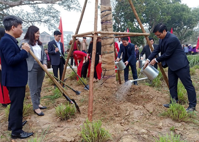 Vĩnh Tường (Vĩnh Phúc): Phát động phong trào “Tết trồng cây đời đời nhớ ơn Bác Hồ”