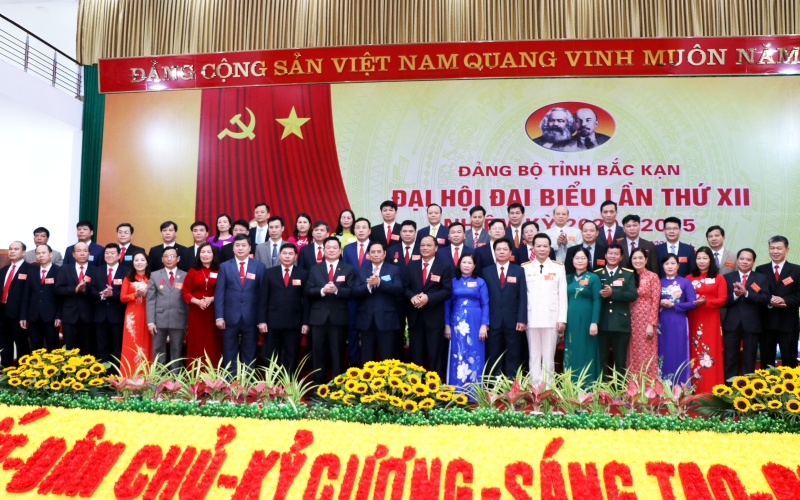 Ban Chấp hành Đảng bộ tỉnh Bắc Kạn khóa 12, nhiệm kỳ 2020-2025.