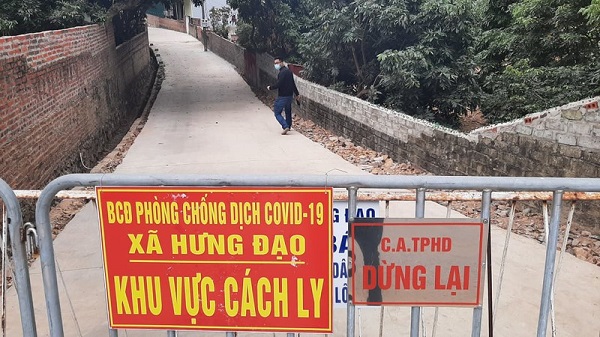 Toàn bộ TP Chí Linh tỉnh Hải Dương được phong tỏa để chống dịch COVID-19