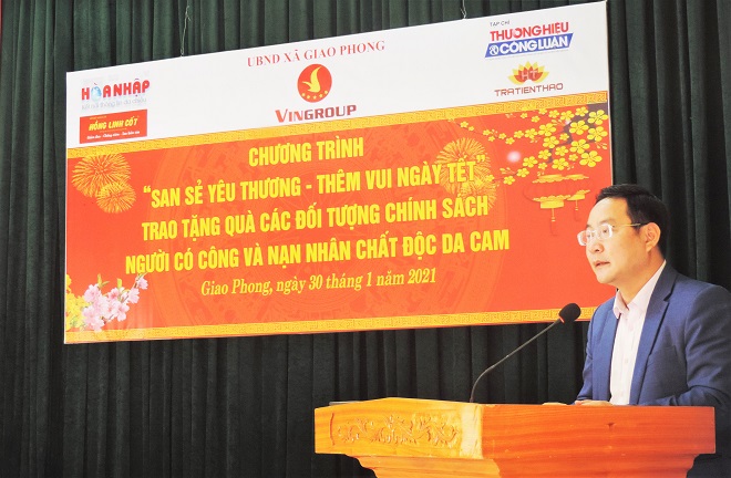 Tổng biên tập tạp chí điện tử Hòa nhập, Nguyễn Ngọc Quyết phát biểu tại chương trình