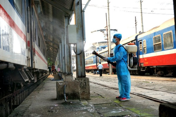 Ngành đường sắt chủ động kiểm soát và ngăn chặn Covid-19