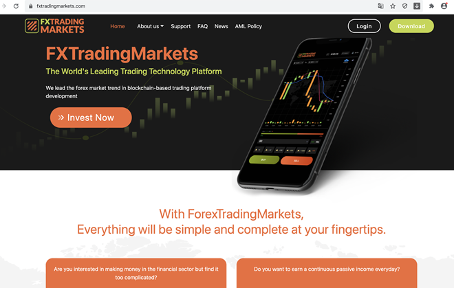 Hội nhóm Lion Group đang lôi kéo nhiều người ủy thác đầu tư vào sàn giao dịch ngoại hối FX Trading Markers