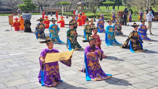 Tái hiện lễ Nguyên Đán thời Nguyễn trong hoàng cung Huế