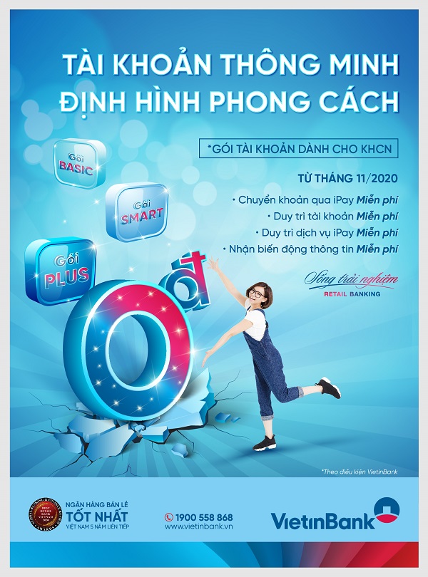 “Tài khoản thông minh - Định hình phong cách” của VietinBank có gì vượt trội?