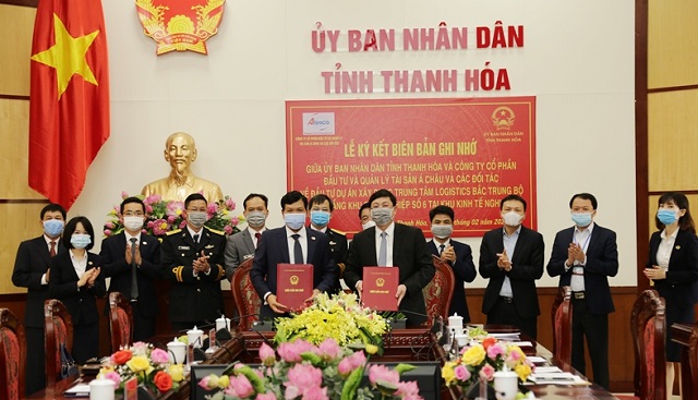 Thanh Hóa: Ký kết Biên bản ghi nhớ xây dựng Dự án trung tâm Logistics Bắc Trung Bộ và hạ tầng khu công nghiệp tại Nghi Sơn
