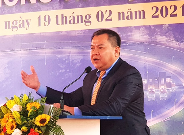 Ông Nguyễn Tâm Tiến, Tổng Giám đốc Trungnam Group kiến nghị TP. Đà Nẵng sớm giao đất gian đoạn 2 cho Danang IT Park.