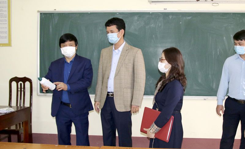 Phú Thọ: Kiểm tra công tác phòng, chống dịch Covid-19 tại các trường học, cơ sở giáo dục dạy nghề
