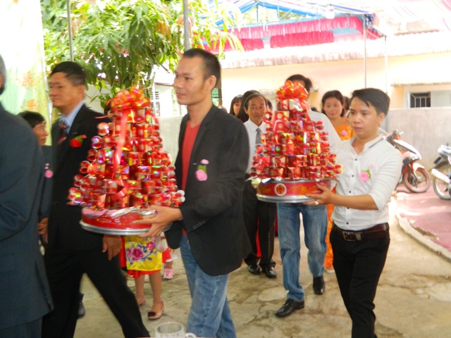 Một đám cưới theo nghi thức truyền thống ở Huế
