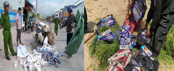 An Giang: Bắt nhiều vụ buôn thuốc lá lậu với thủ đoạn tinh vi