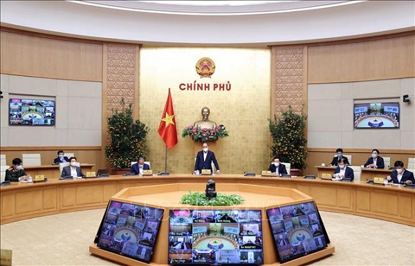 Thủ tướng Nguyễn Xuân Phúc phát biểu (Ảnh: Thống Nhất/TTXVN)