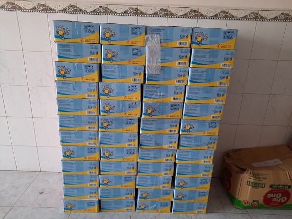 Trà Vinh: Phát hiện 2.304 hộp sữa nghi giả mạo nhãn hiệu Nutifood