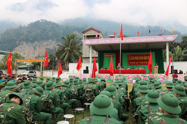 Lễ giao nhận quân năm 2020 tại huyện Quan Hóa (Thanh Hóa)