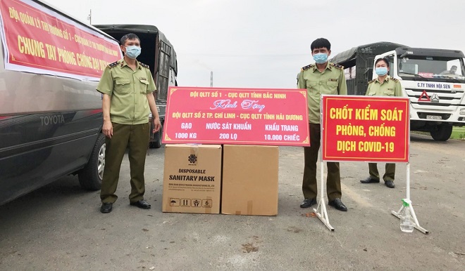 Cục QLTT Bắc Ninh: Đồng hành cùng Hải Dương phòng chống dịch Covid-19