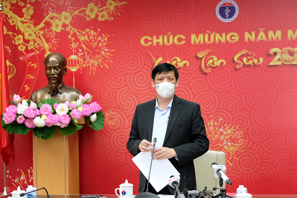 Bộ trưởng Y tế Nguyễn Thanh Long tại buổi lễ