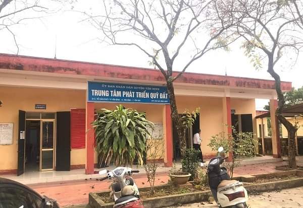Trụ sở Trung t&acirc;m Ph&aacute;t triển Quỹ đất huyện Y&ecirc;n B&igrave;nh.