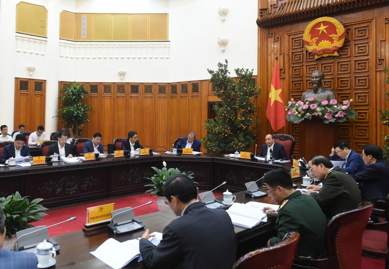 Thủ tướng Nguyễn Xuân Phúc chủ trì cuộc họp