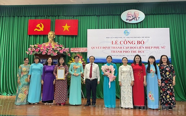 TP. HCM: Thành lập Hội Liên hiệp Phụ nữ TP Thủ Đức