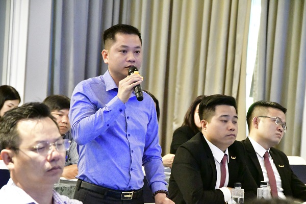 Ông Huỳnh Đức Hòa, CEO của công ty Hunky Dory Việt Nam phát biểu