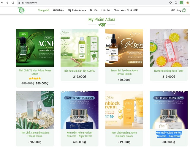 Dược Hà Thanh "thổi phồng" công dụng mỹ phẩm có tác dụng điều trị?