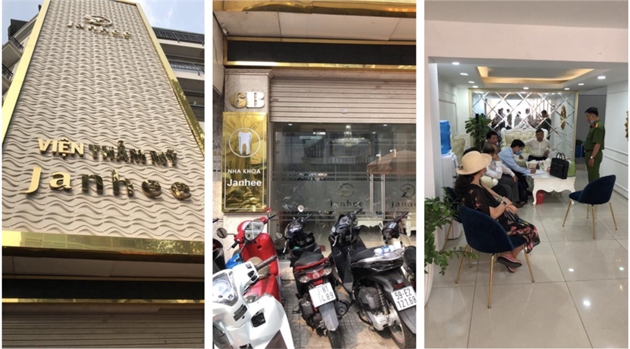 TP.HCM: Viện thẩm mỹ Janhee và Nha khoa Janhee mở dịch vụ thẩm mỹ trái phép