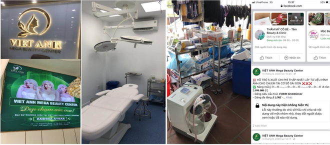 Cơ sở chăm sóc da “Viet Anh Mega Beauty Center” phẫu thuật thẩm mỹ không phép ngay tại địa bàn quận 1